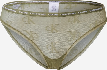 Calvin Klein Underwear Panty in Green: front