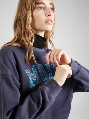 Derbe Sweatshirt 'Moin' in Blau