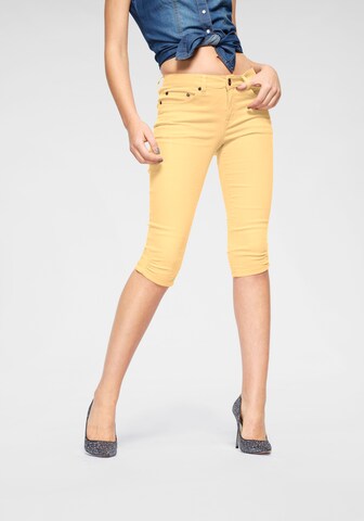 ARIZONA Skinny Jeans in Yellow: front