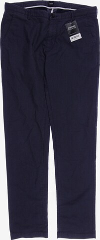 BOSS Black Pants in 33 in Blue: front