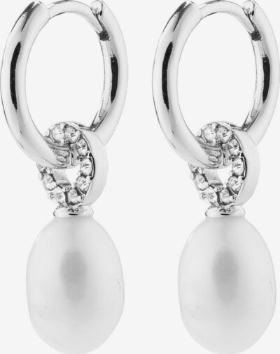 Pilgrim Earrings 'Baker' in Silver / Pearl white, Item view
