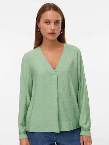 VERO MODA Blouse 'VMURLI' in Green: front
