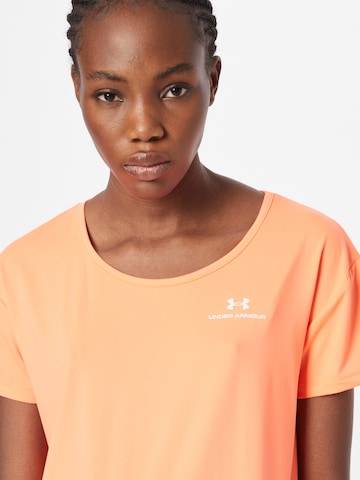T-shirt fonctionnel 'Rush Energy' UNDER ARMOUR en orange