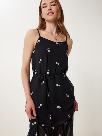 Robe d’été Happiness İstanbul en noir