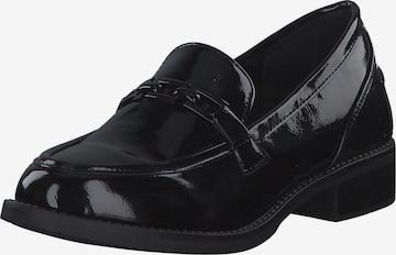 Idana Mokassin in Schwarz: Vorderseite
