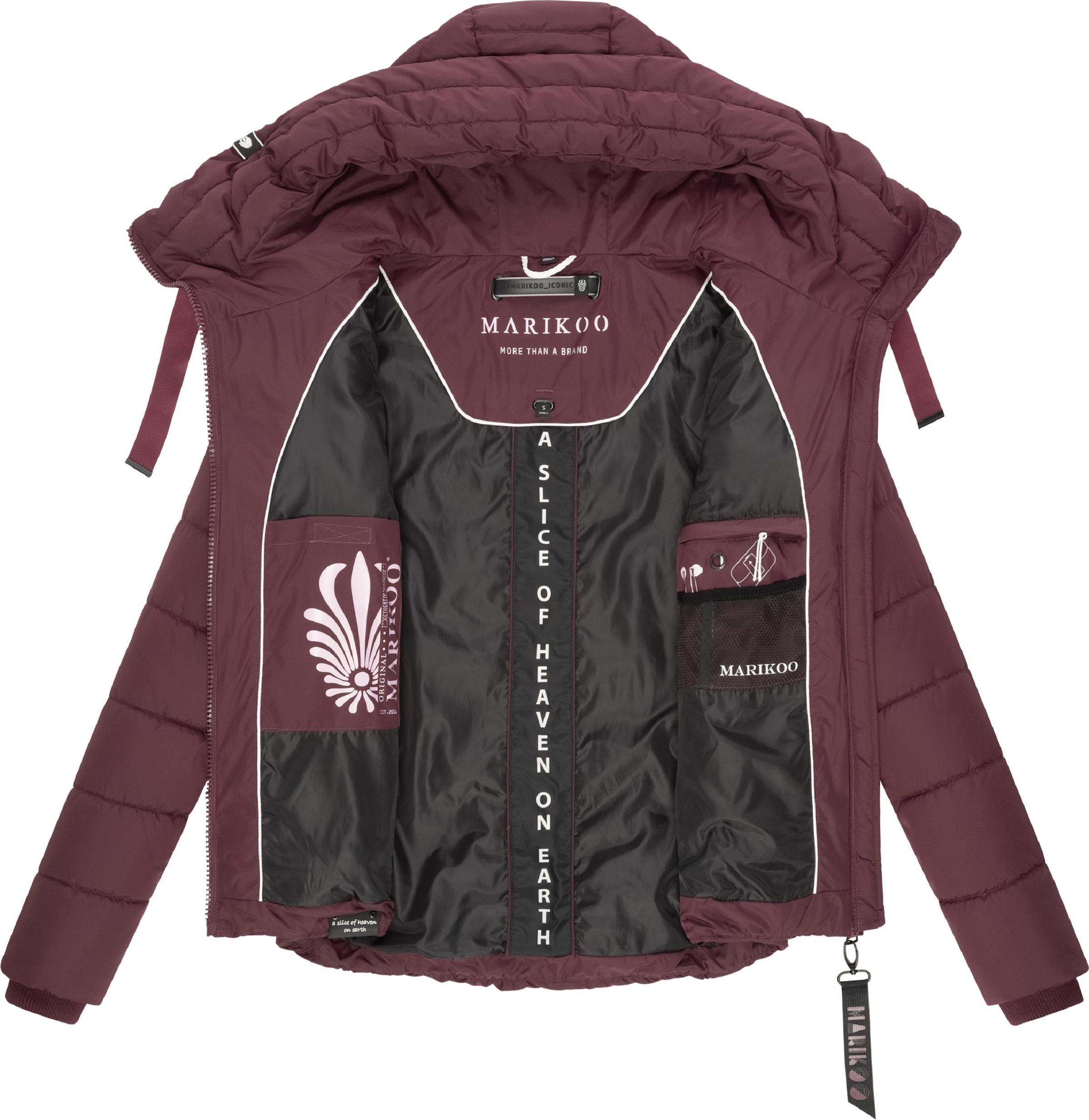 Veste d’hiver 'Amayaa-1' MARIKOO en rouge