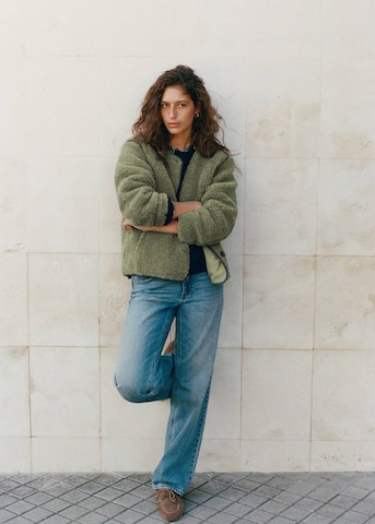 MANGO TEEN Between-Season Jacket in Green