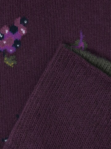 Von Jungfeld Socks 'Herbst ICONS' in Purple