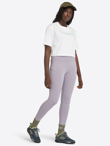 TIMBERLAND T-shirt 'Cropped' i svart