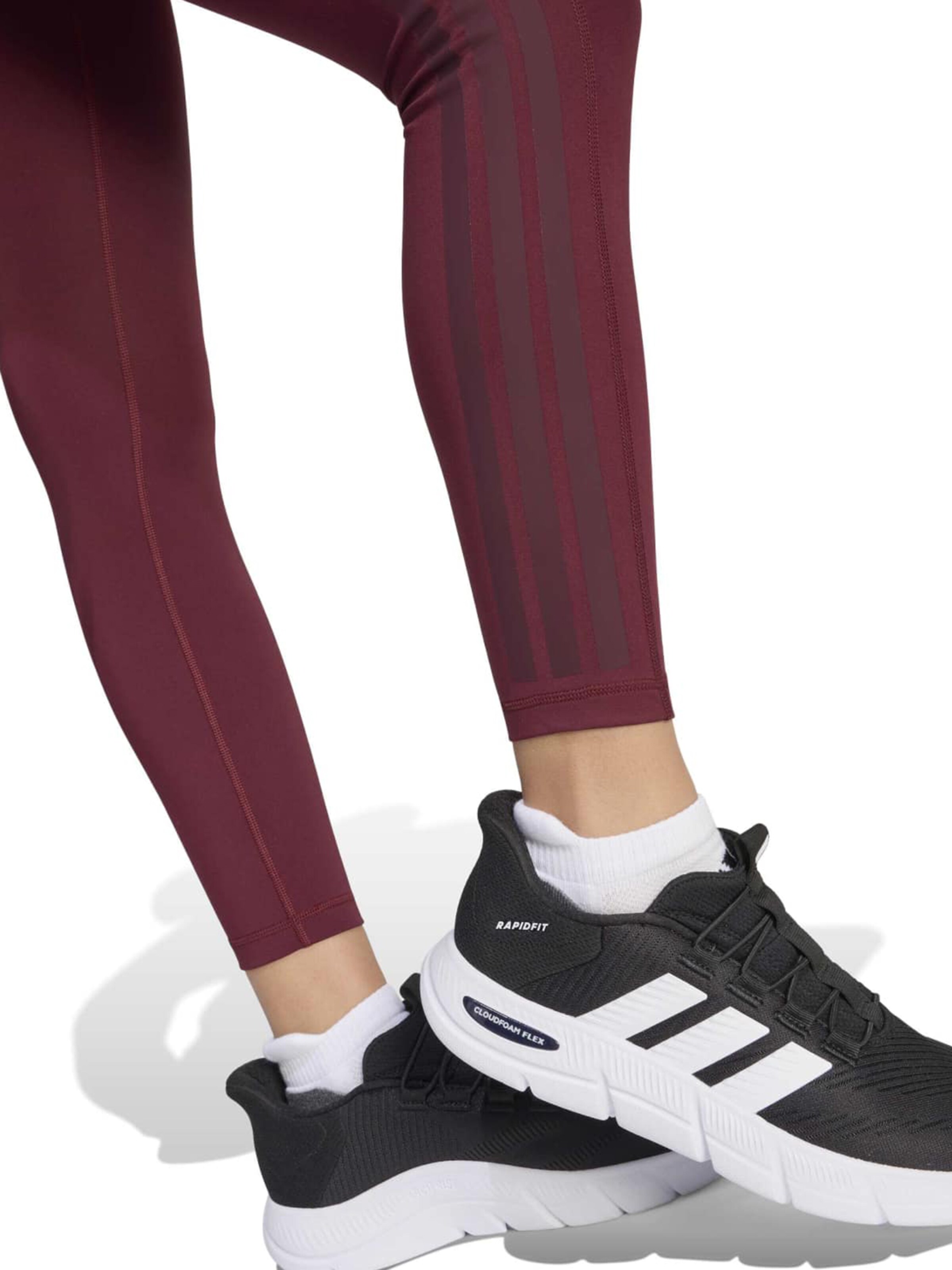 Skinny Pantaloni sport 'OPT' de la ADIDAS PERFORMANCE pe roșu