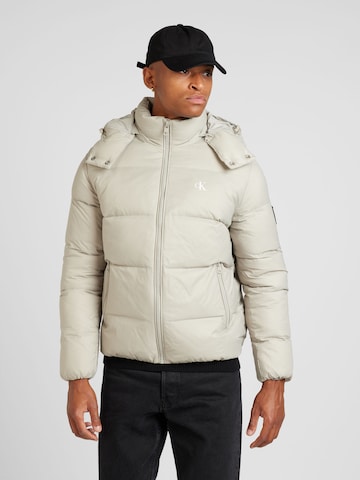 Veste d’hiver 'ESSENTIALS' Calvin Klein Jeans en gris : devant