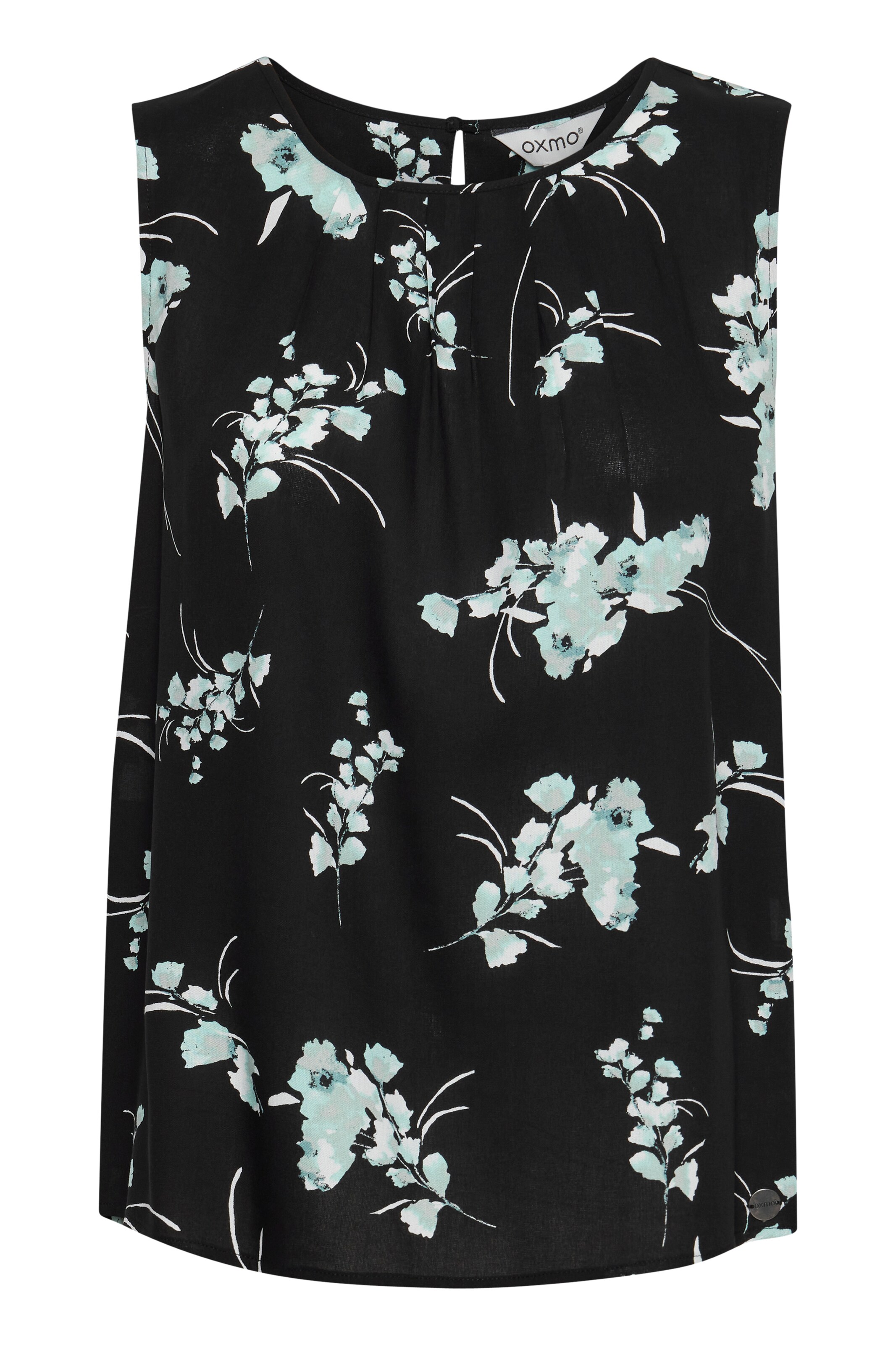 Oxmo Top 'Esja' in Schwarz: Vorderseite