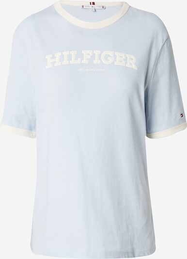 TOMMY HILFIGER Μπλουζάκι σε γαλάζιο / λευκό, Άποψη προϊόντος