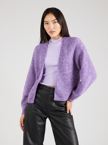 Lindex Knit cardigan 'Mandy' in Purple: front