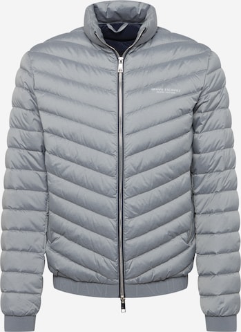 ARMANI EXCHANGE Winter jacket in Grey: front