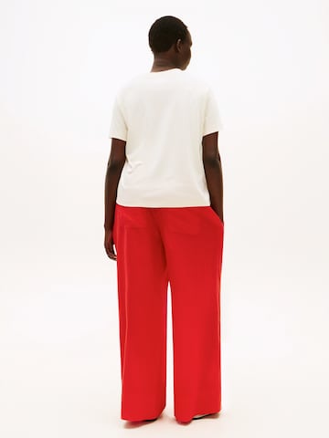 Tommy Hilfiger Curve T-Shirt in Beige