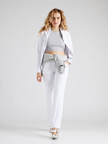 Juicy Couture Regular Hose in Weiß: Vorderseite