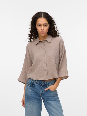 Chemisier 'VMNatali' VERO MODA en gris : devant