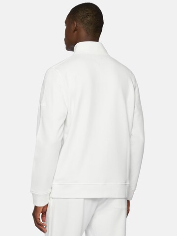 Boggi Milano Zip-Up Hoodie in White