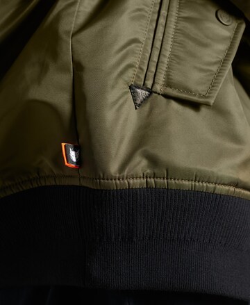 Superdry Between-Season Jacket 'Energy MA2' in Green