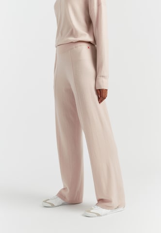 Chinti & Parker Wide Leg Bukser 'Basics' i hvid: forside