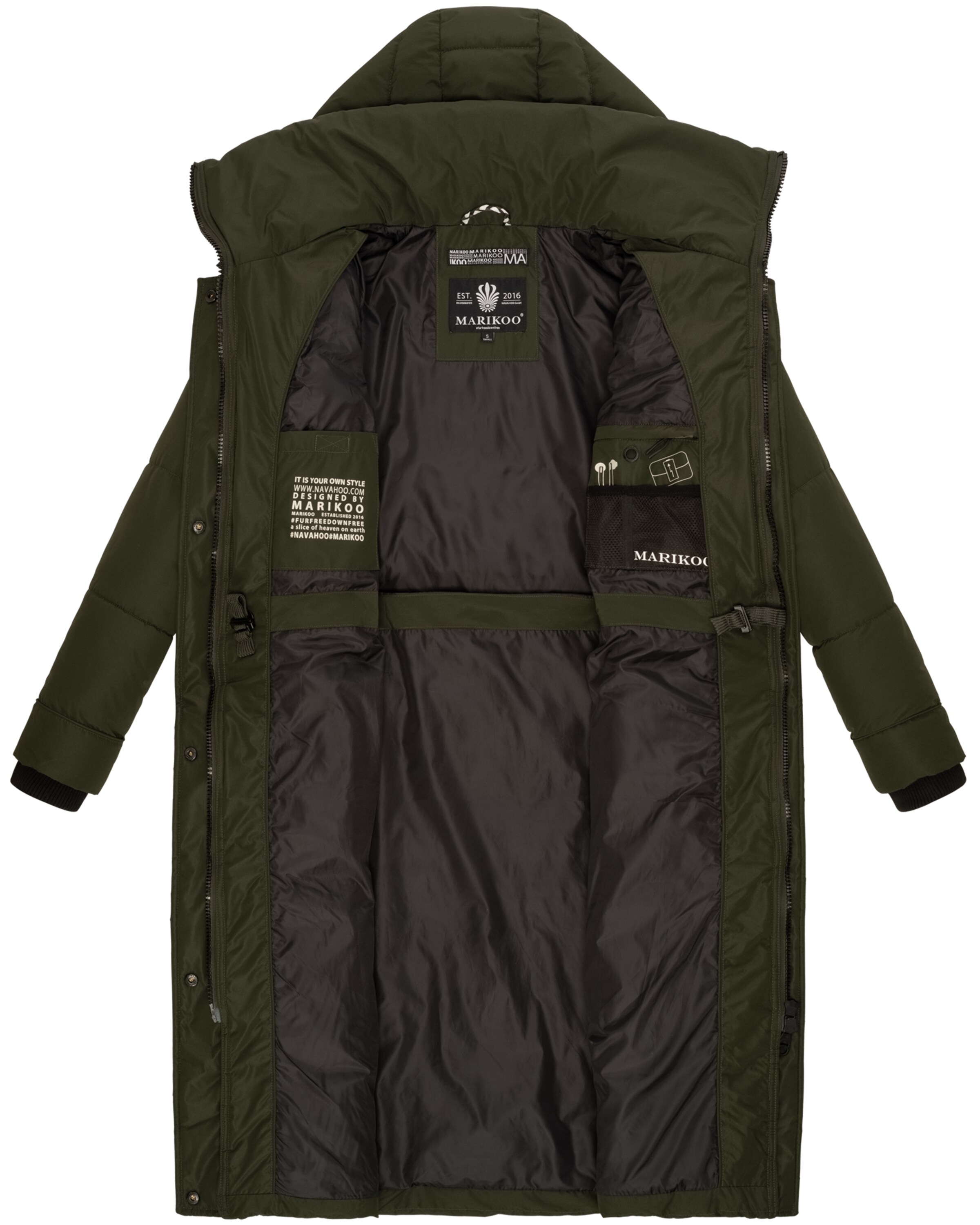 MARIKOO Télikabátok 'Ayumii' - zöld