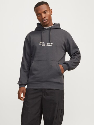 Sweat-shirt 'JCOLima' JACK & JONES en gris : devant