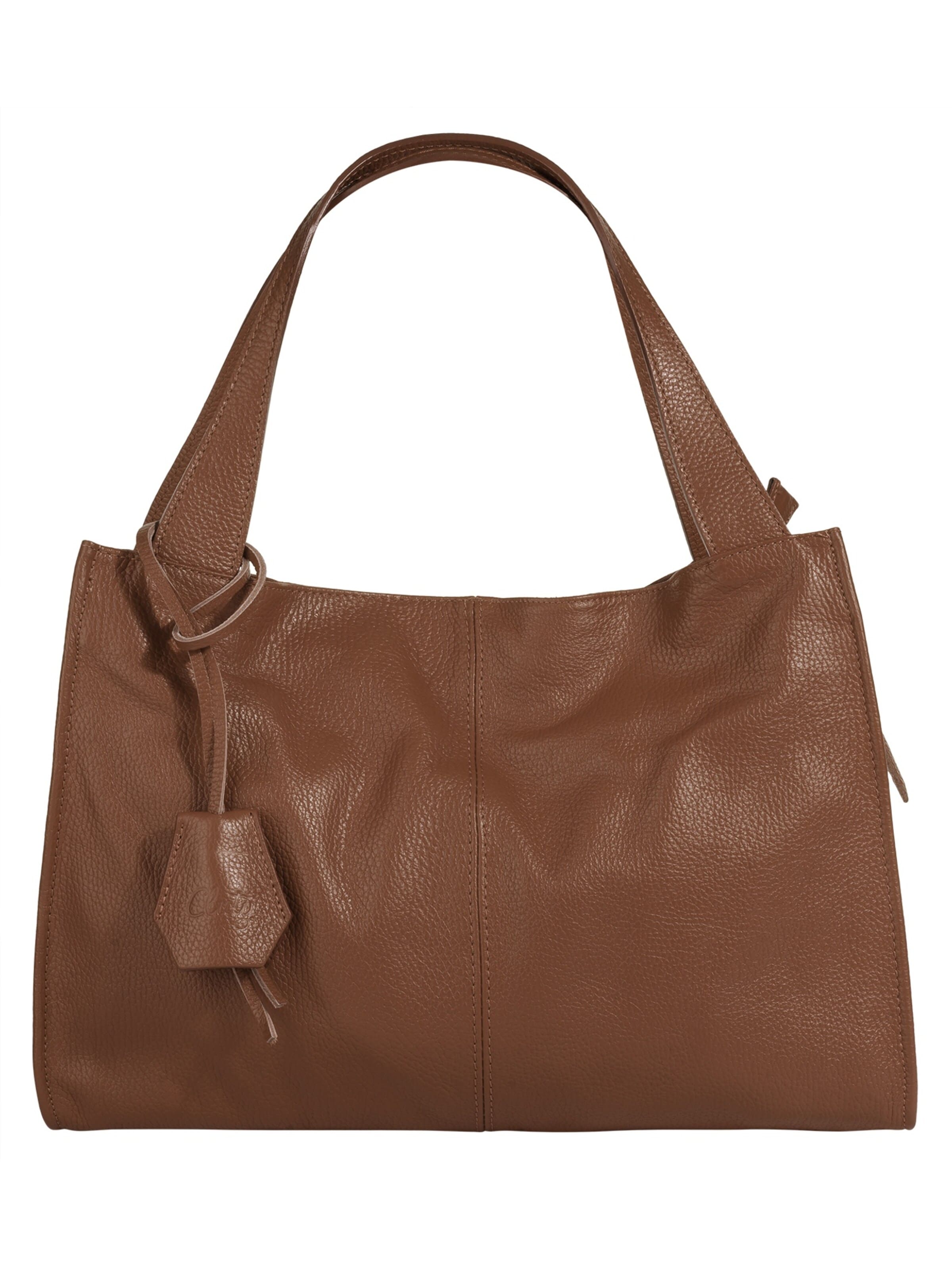 Cabas Cluty en marron : devant
