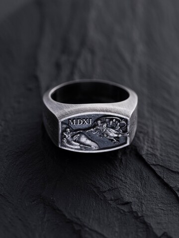 Bague 'THE CREATION OF ADAM - MICHELANDELO' REYTEL en argent