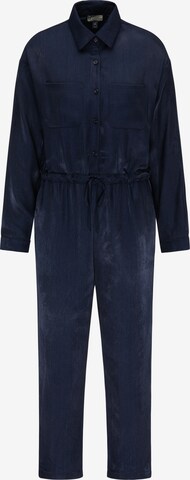 DreiMaster Vintage Jumpsuit in Blauw: voorkant