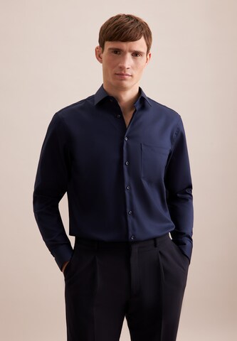 SEIDENSTICKER Regular fit Business shirt 'Smart Cassics' in Blue: front