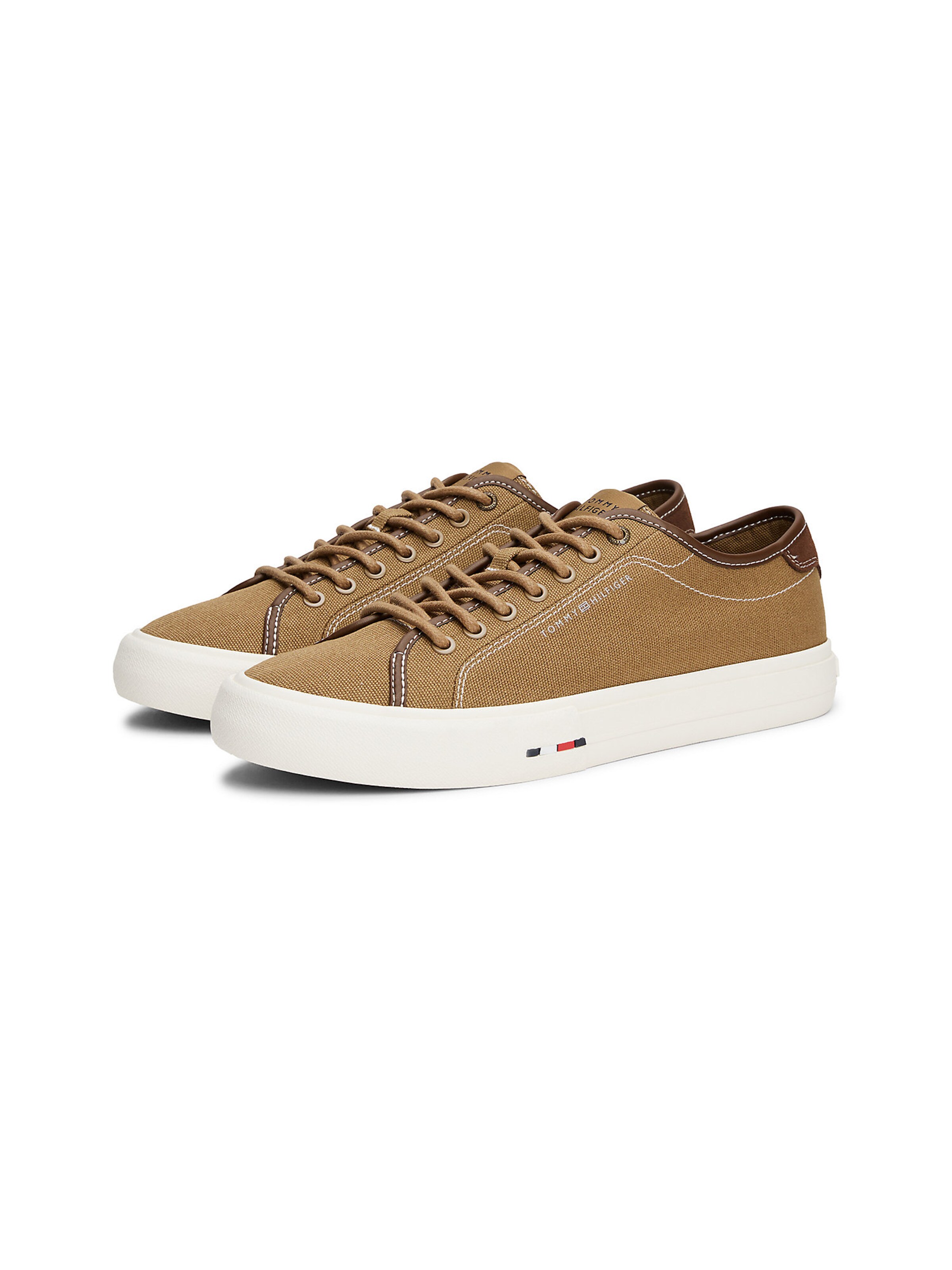 Sneaker low de la TOMMY HILFIGER pe maro