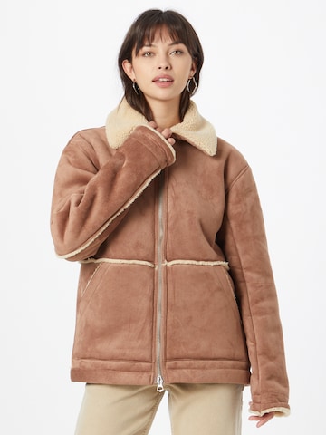 WEEKDAY Between-Season Jacket 'Divine' in Brown: front