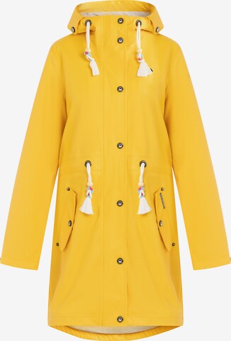 Schmuddelwedda Raincoat 'Bridgeport' in Yellow: front