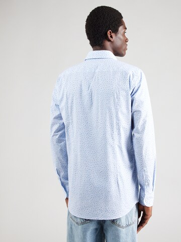 BOSS - Ajuste estrecho Camisa 'H-HANK' en azul