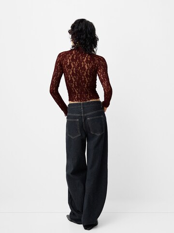 Bershka Shirt in Brown