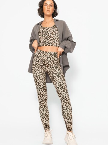 SASSYCLASSY Skinny Leggings i beige