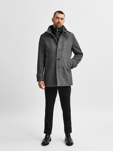 SELECTED HOMME Between-seasons coat 'Noah' in Grey