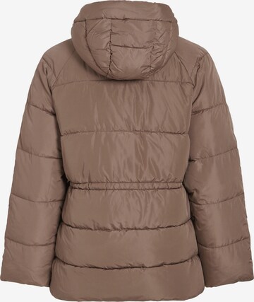 VILA Winter jacket 'Leana' in Brown