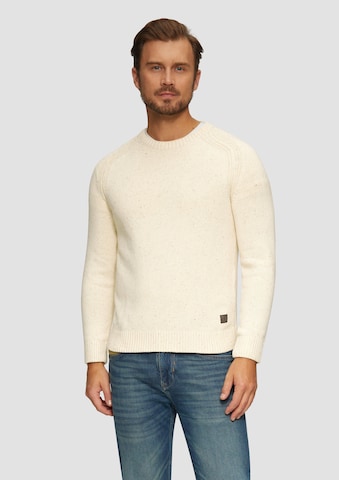 s.Oliver Pullover in Beige: Vorderseite