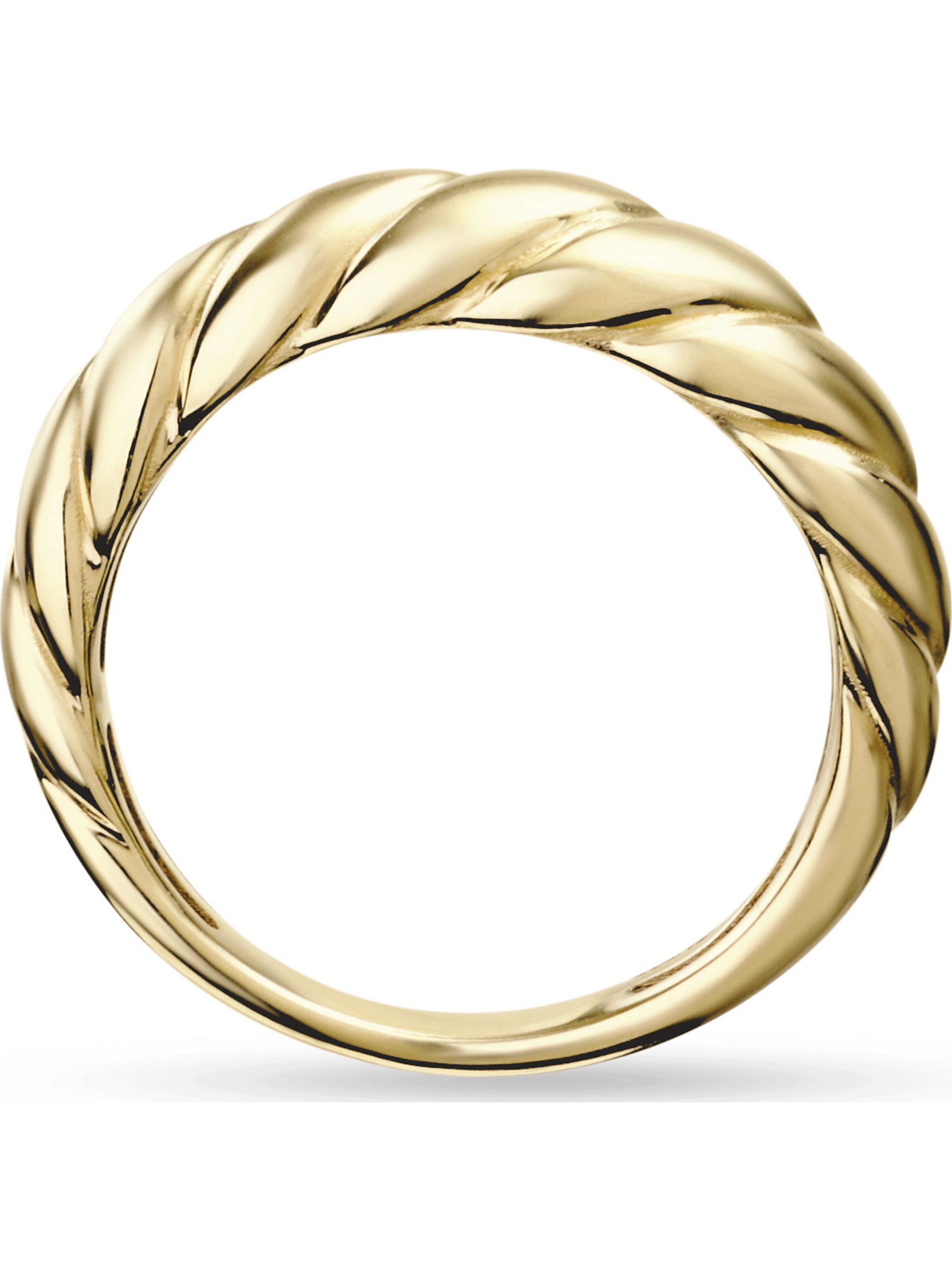 CHRIST Ring in Gold: Vorderseite