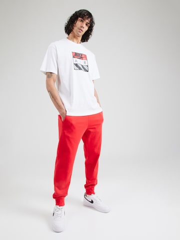 Nike Sportswear Tapered Hose 'Club Fleece' in Rot