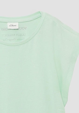 s.Oliver T-Shirt in Grün
