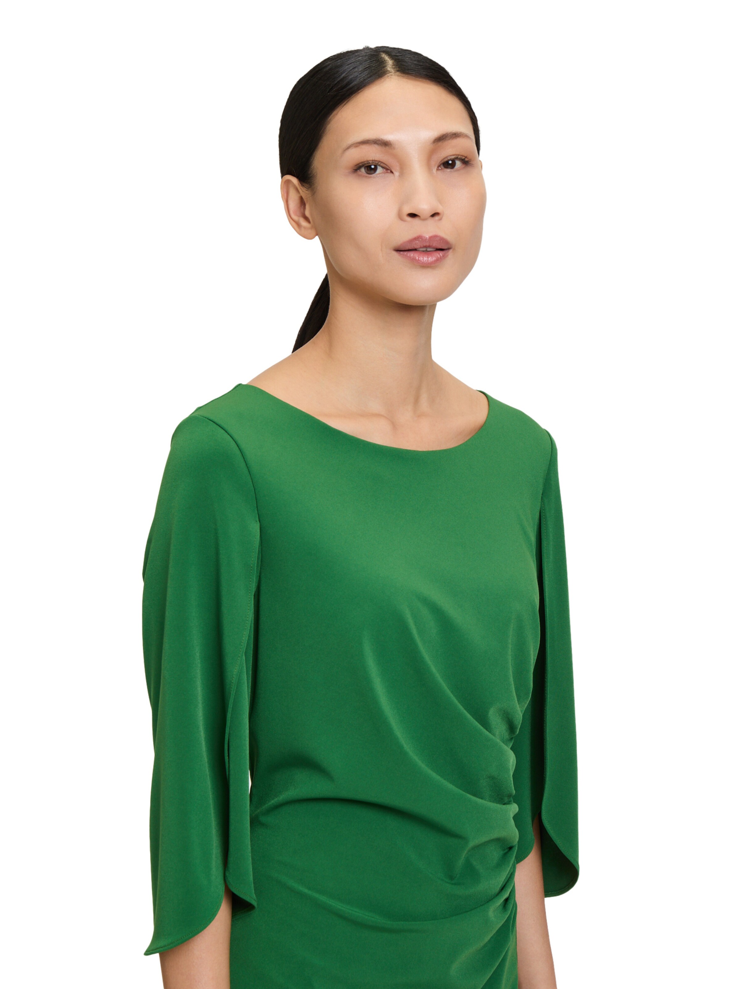 Vera Mont Jerseykleid mit 3/4 Arm in Grün