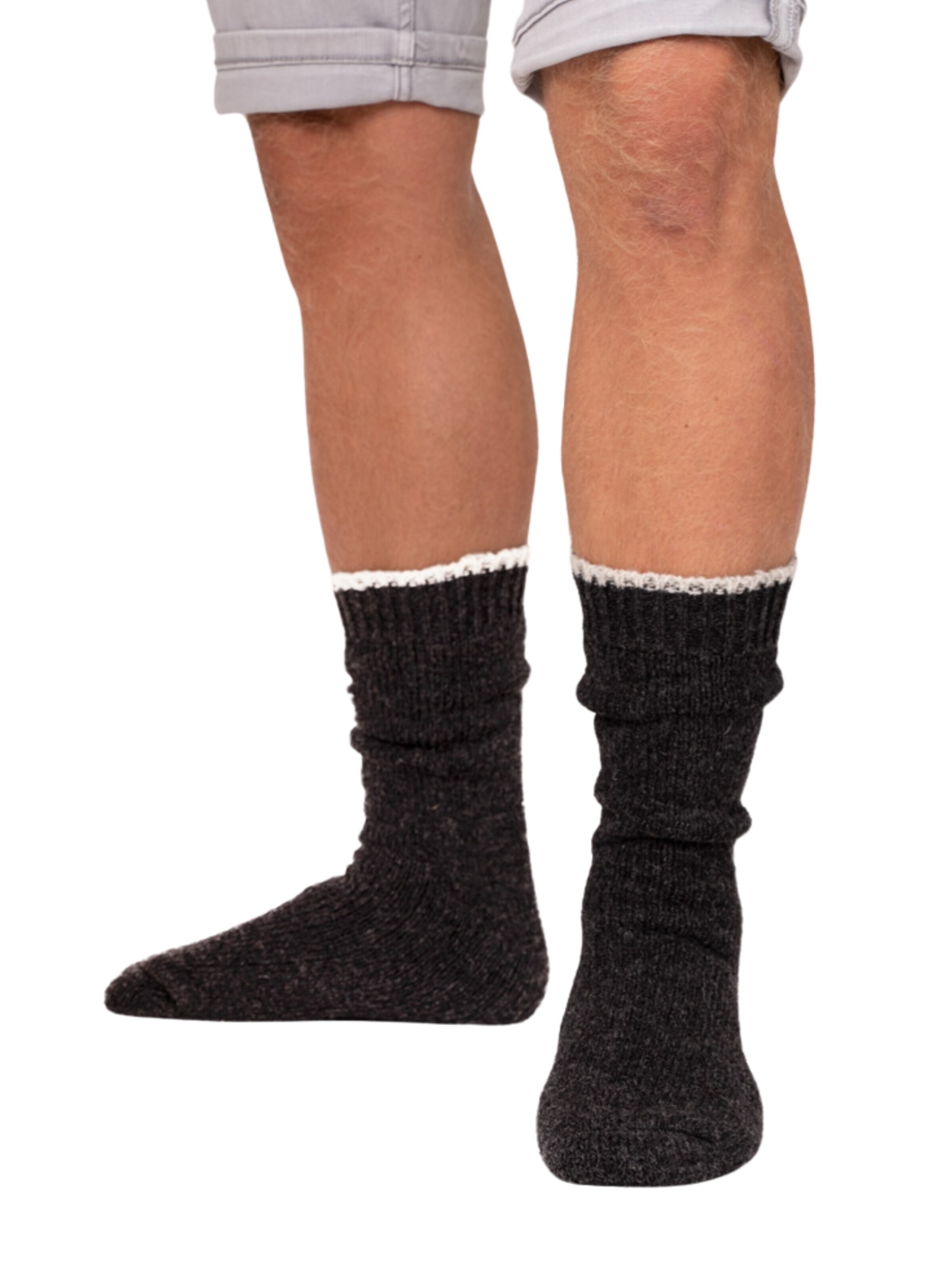 HomeOfSocks Socks 'HOS808' in Grey: front