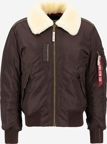 ALPHA INDUSTRIES Jacke 'Injector III' in Braun: Vorderseite