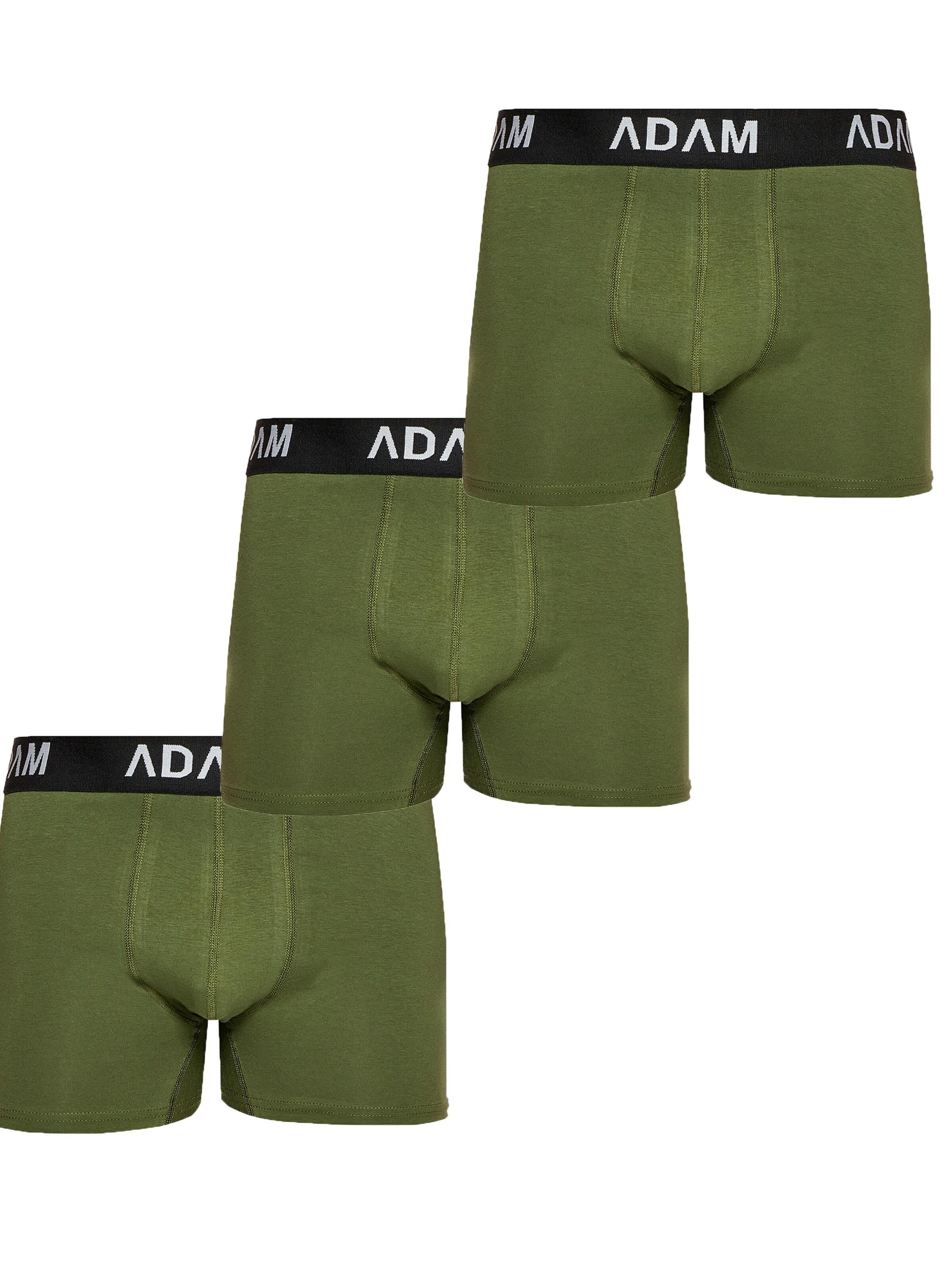 Adam Boxer shorts '3er Pack' in Green: front