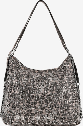 faina - Mala de ombro em castanho: frente