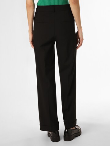 Cambio Regular Pleat-Front Pants 'Grace' in Black