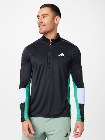 ADIDAS PERFORMANCE Functioneel shirt in Zwart: voorkant